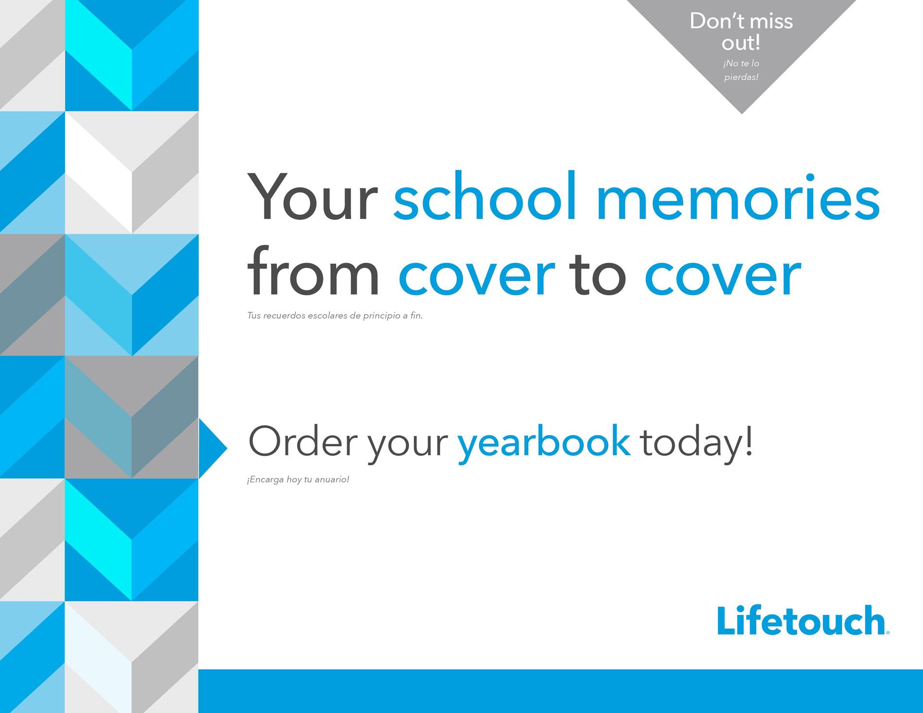 Lifetouch Banner - Order your yearbook today!