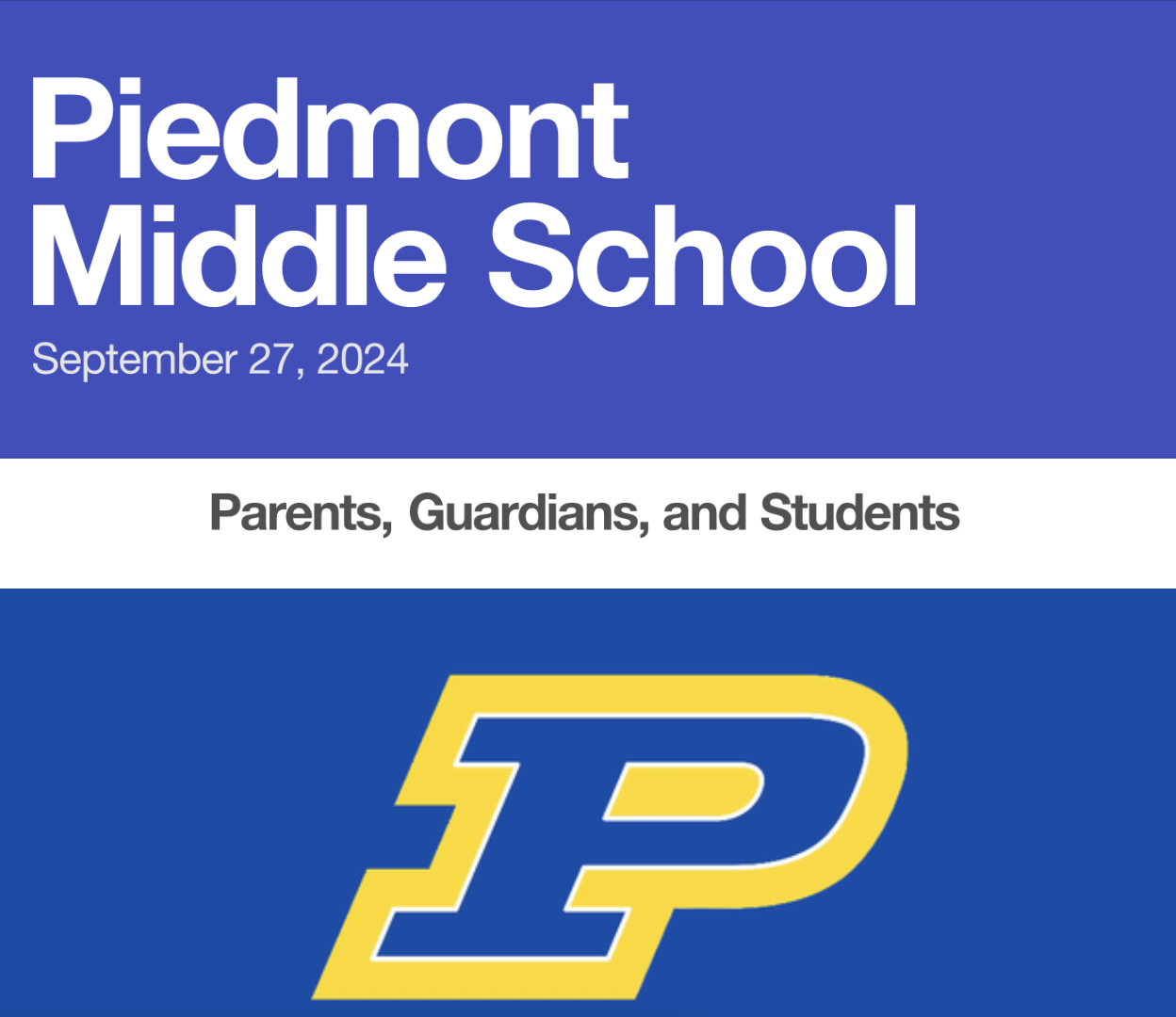 PCMS NEWSLETTER