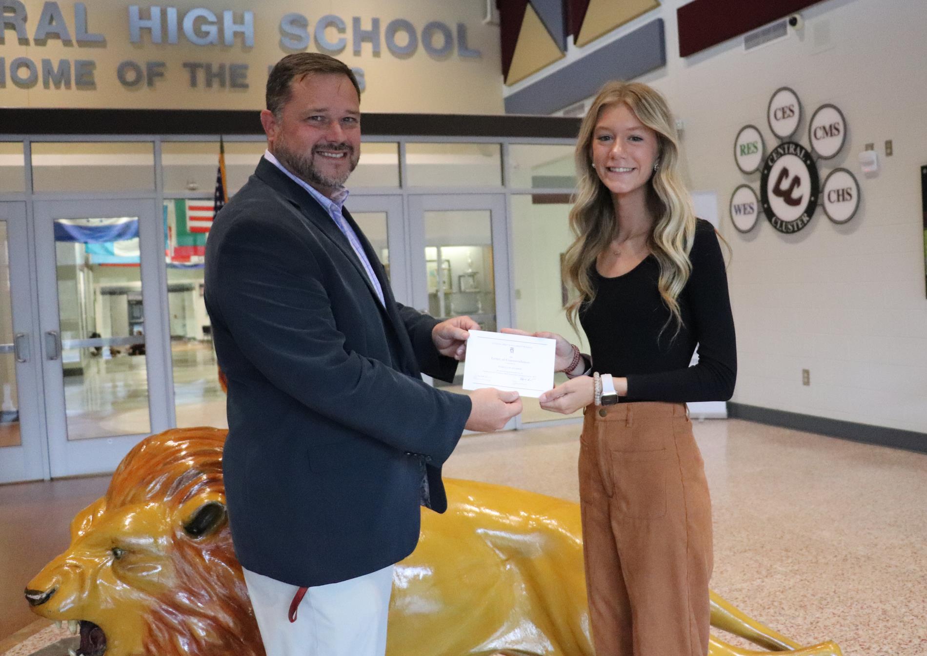 Central High School Senior Named Commended National Merit Scholar