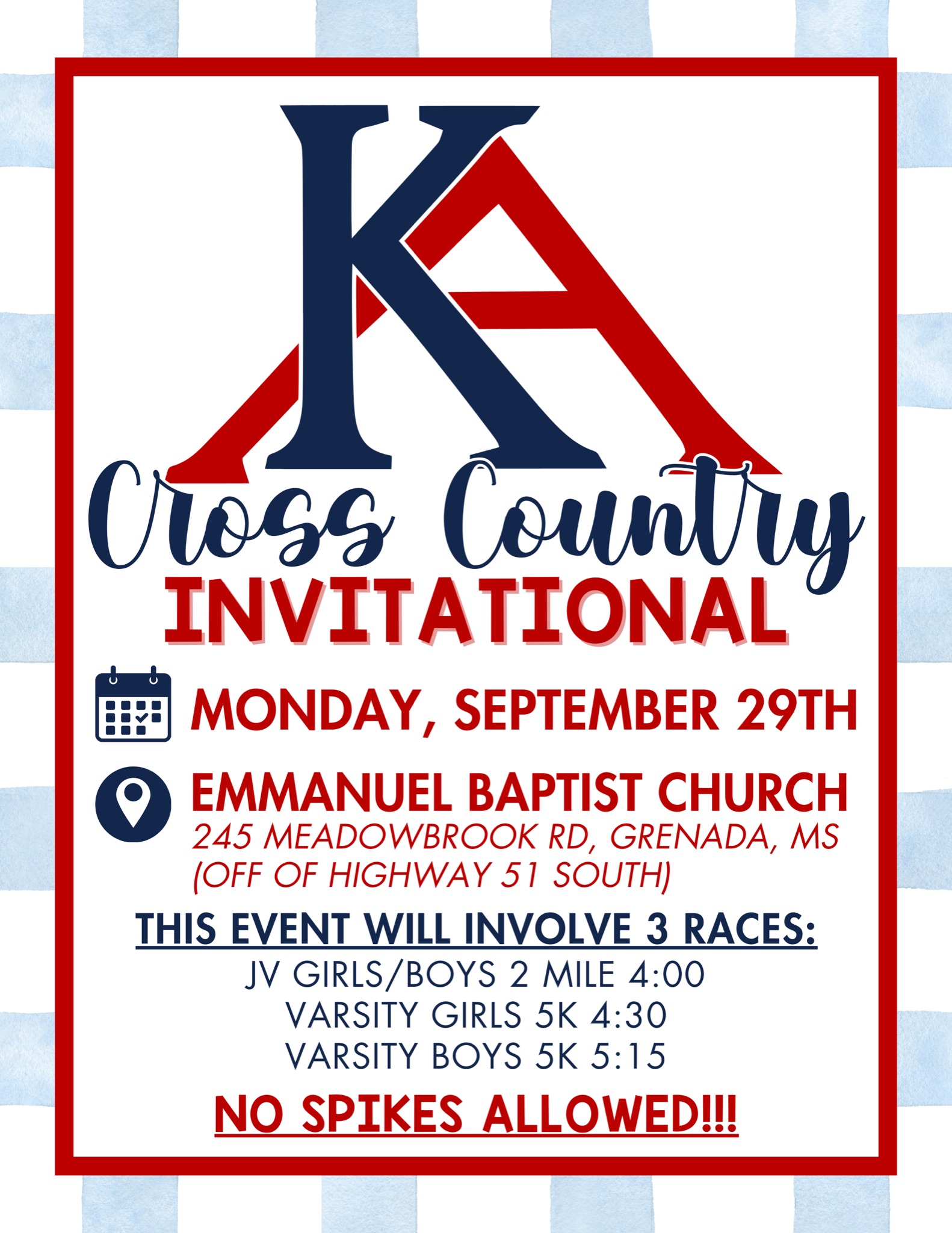 XC Invitational: Monday, Sept. 29