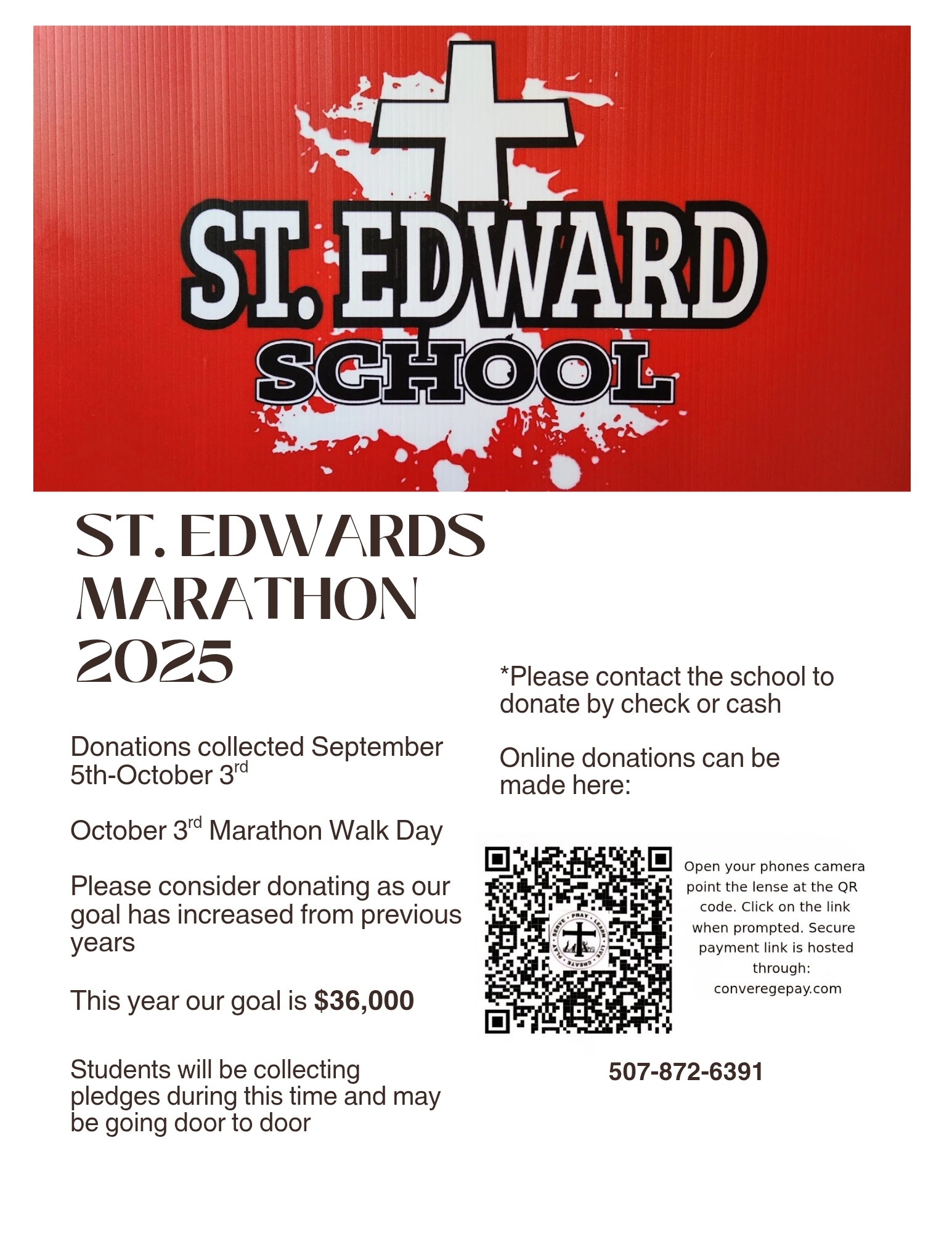 Marathon 2025 flyer Marathon 2025 flyer