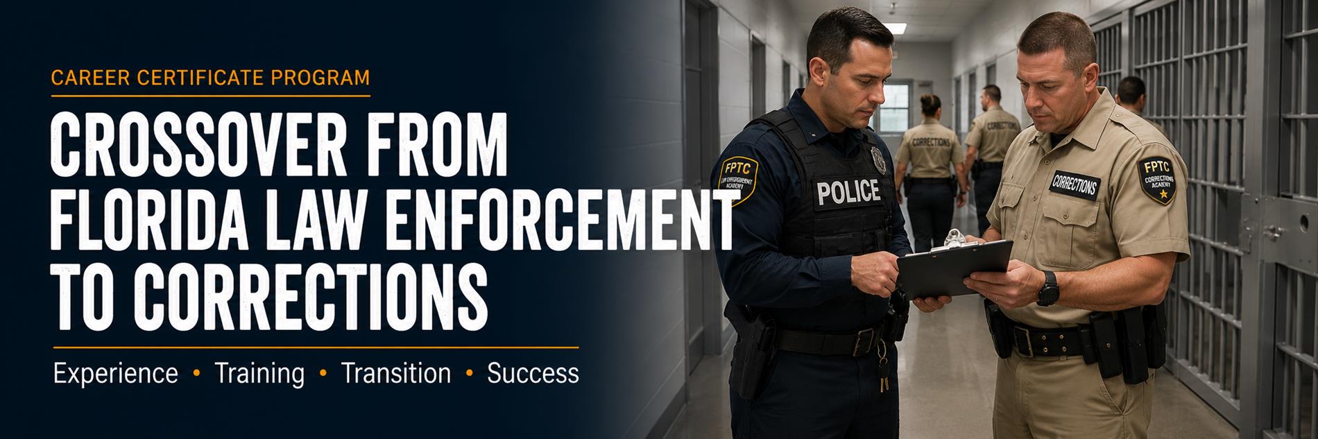 Banner for Crossover from Law Enforcement to Correction