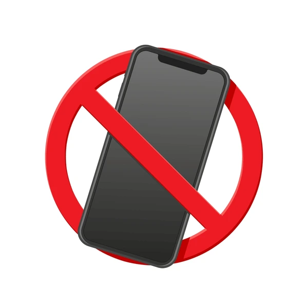 no cell phone