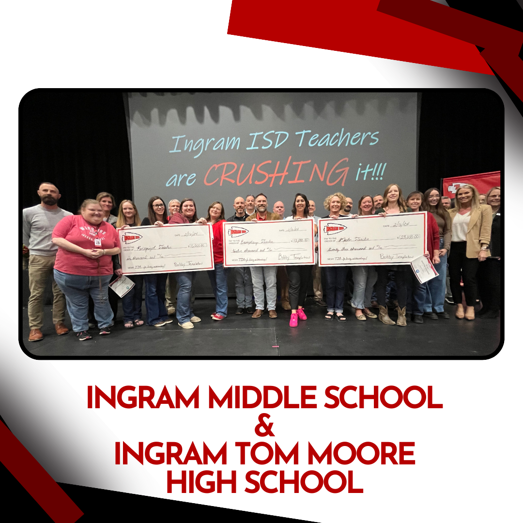 Picture of Teacher Incentive Allotment Recipients at Ingram Middle School