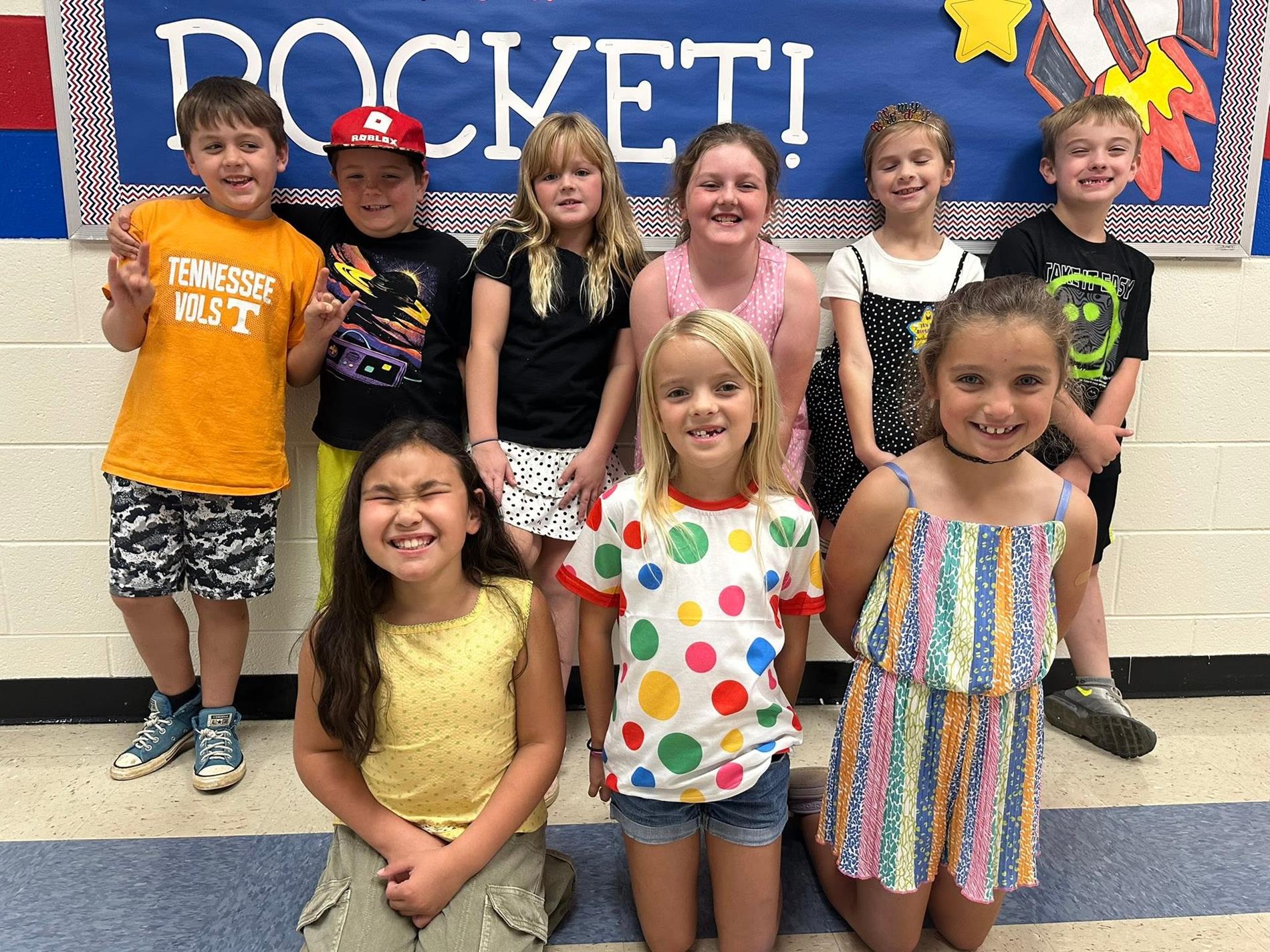 Dot Day Student group picture