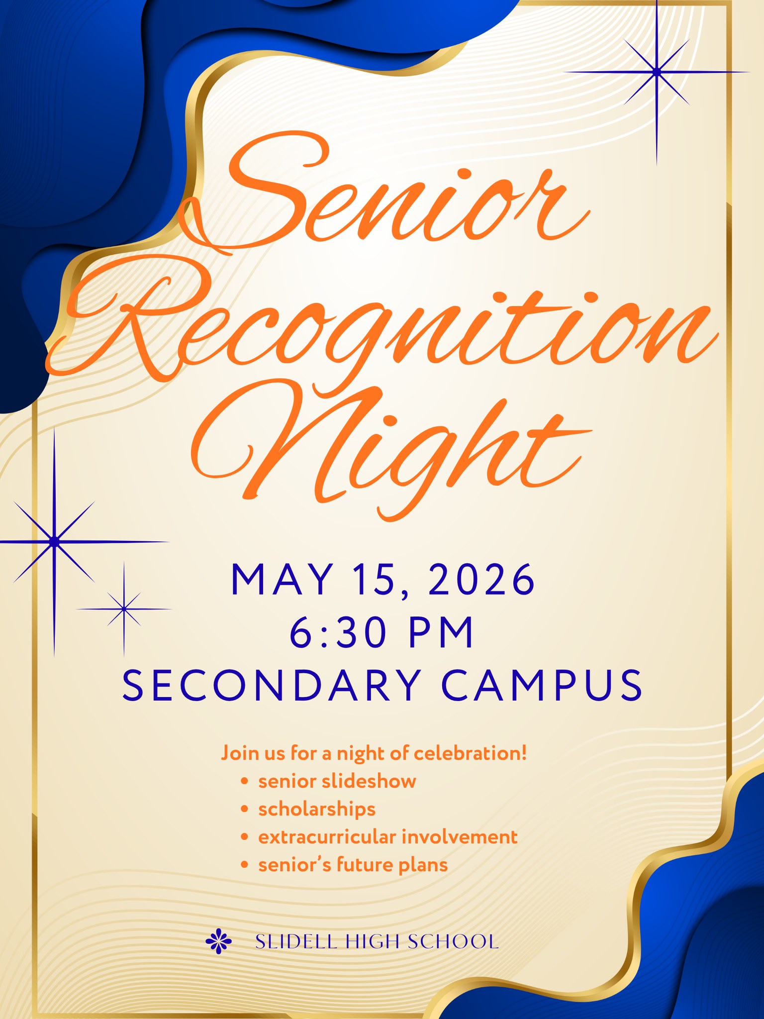 Senior Recognition Night 