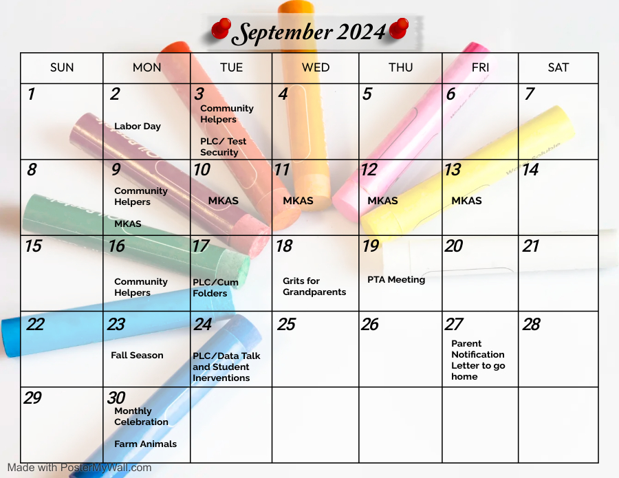 September Calendar