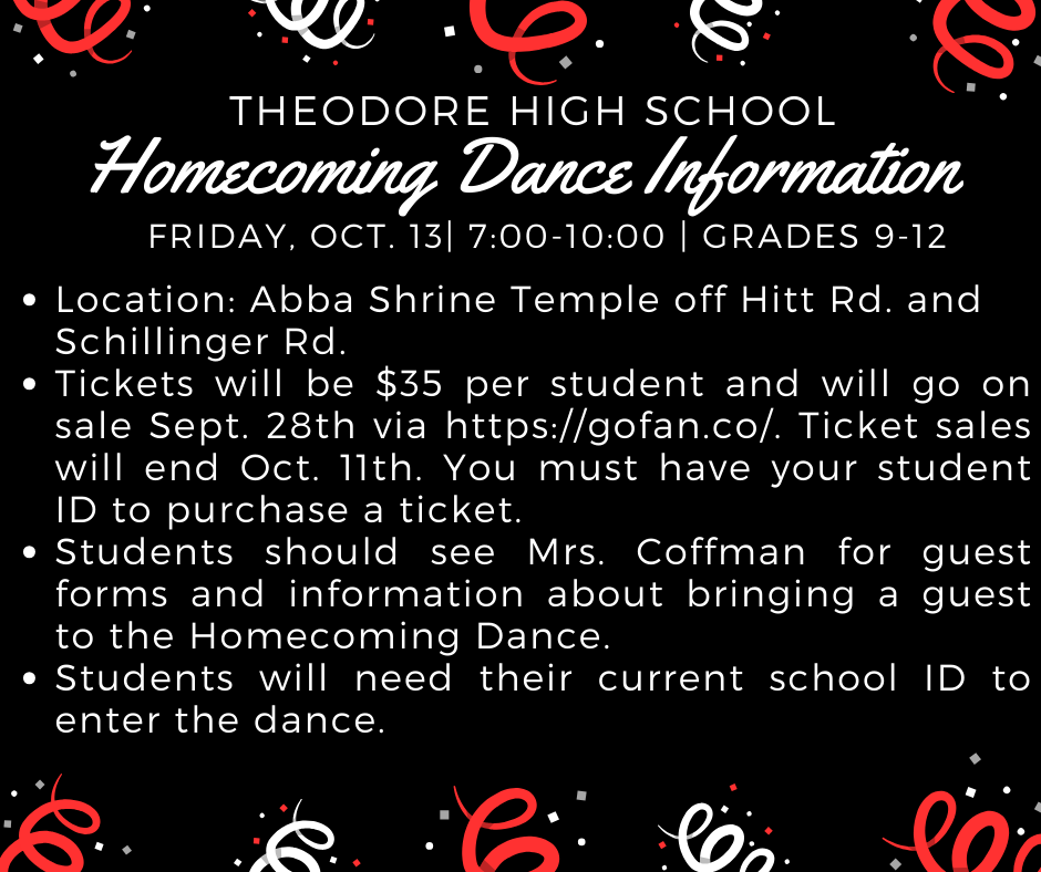 Homecoming Dance Information