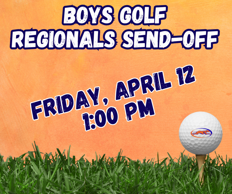 Boys Golf Regionals Send-Off
