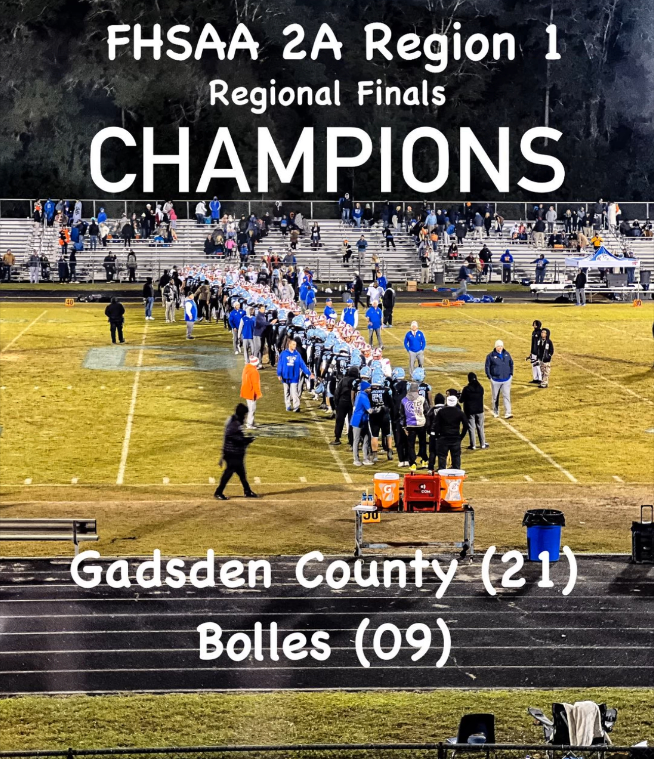 2024 FHSAA 2A R1 Round 3 🏈 GCHS  (21) vs Bolles (9)