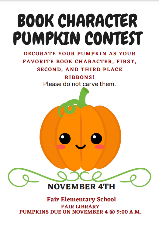 Book Character Contest