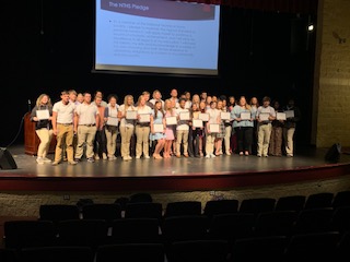 NTHS Induction-Group Photo