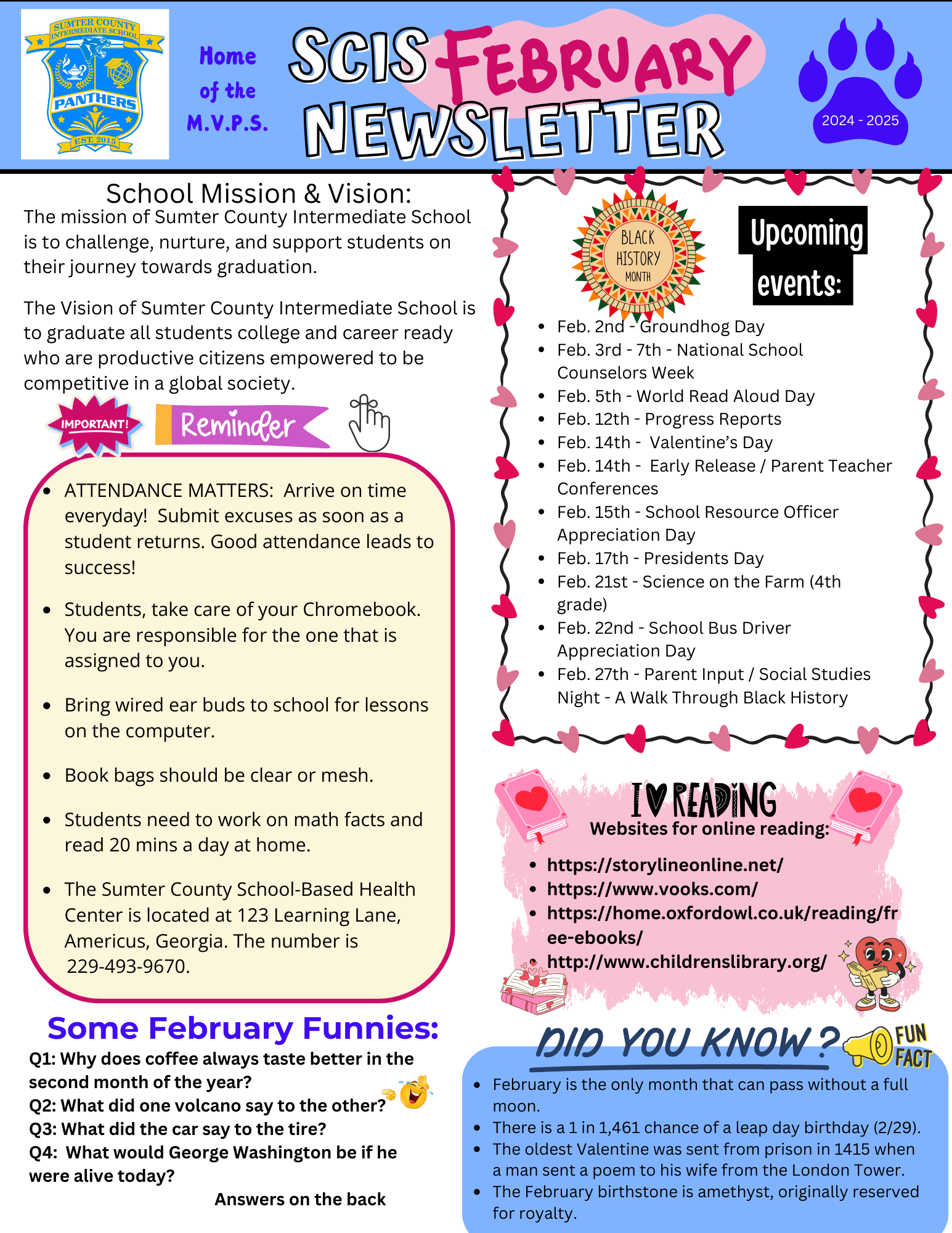 February Newsletter 