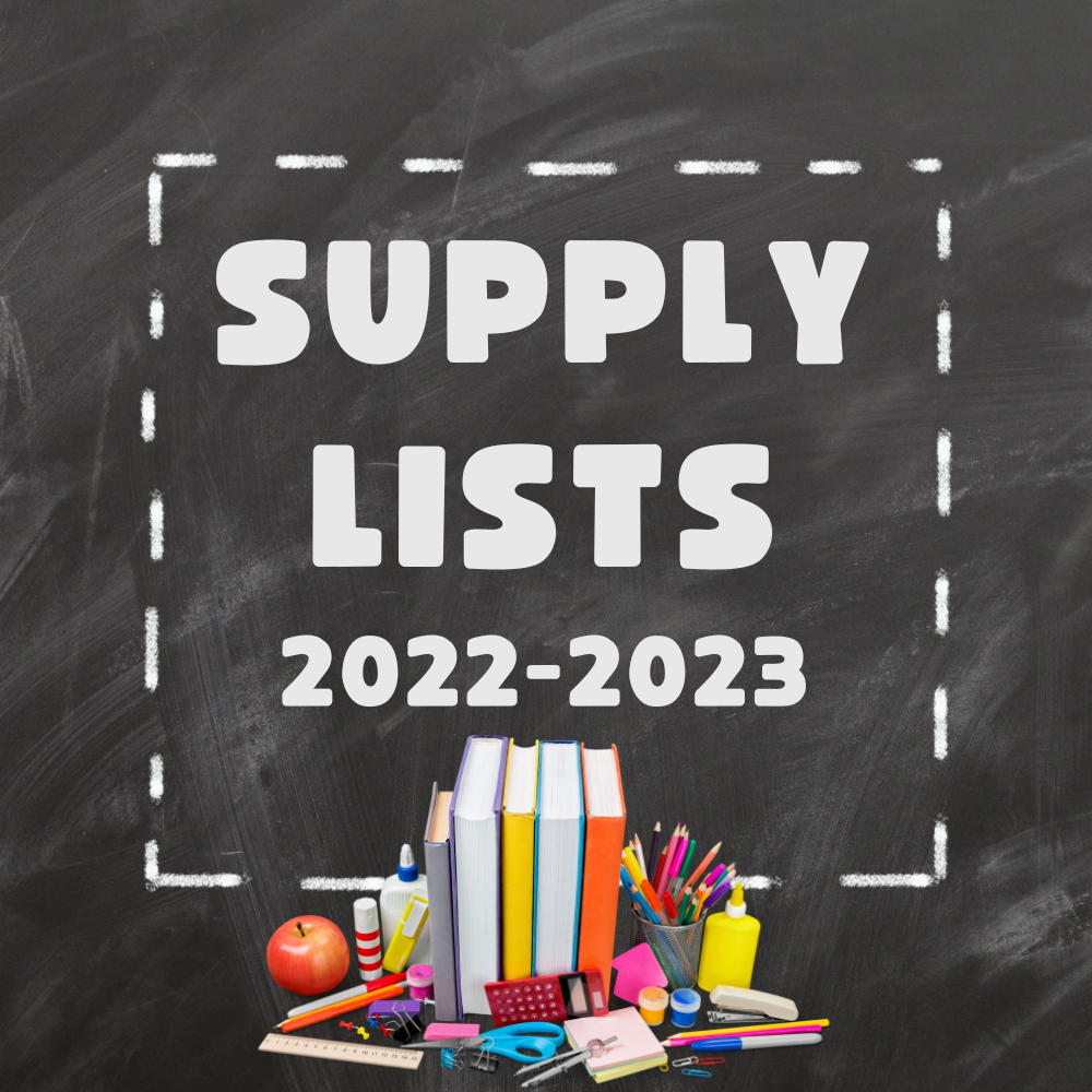 Supply Lists 2022-2023