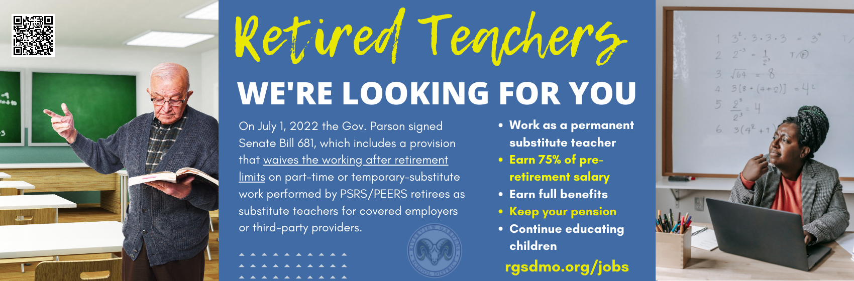 Retired Teacher Recruiting