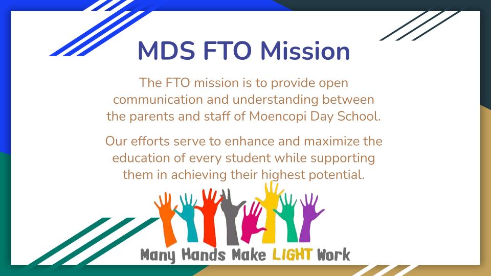 The FTO mission is to provide open communication and understanding between the parents and staff of Moencopi Day School. Our efforts serve to enhance and maximize the education of every student while supporting them in achieving their highest potential.