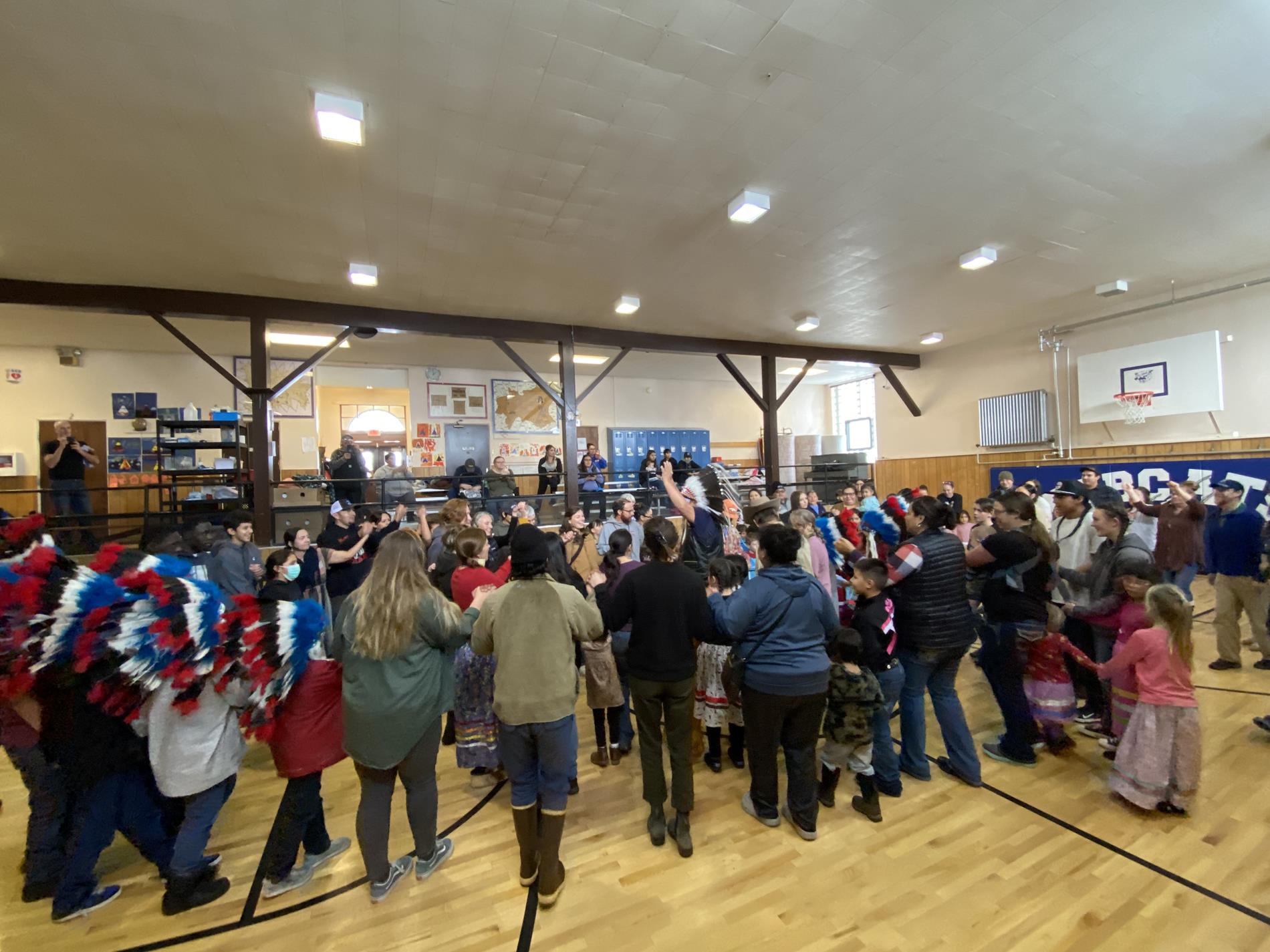 Students Participate in Mini Pow-Wow