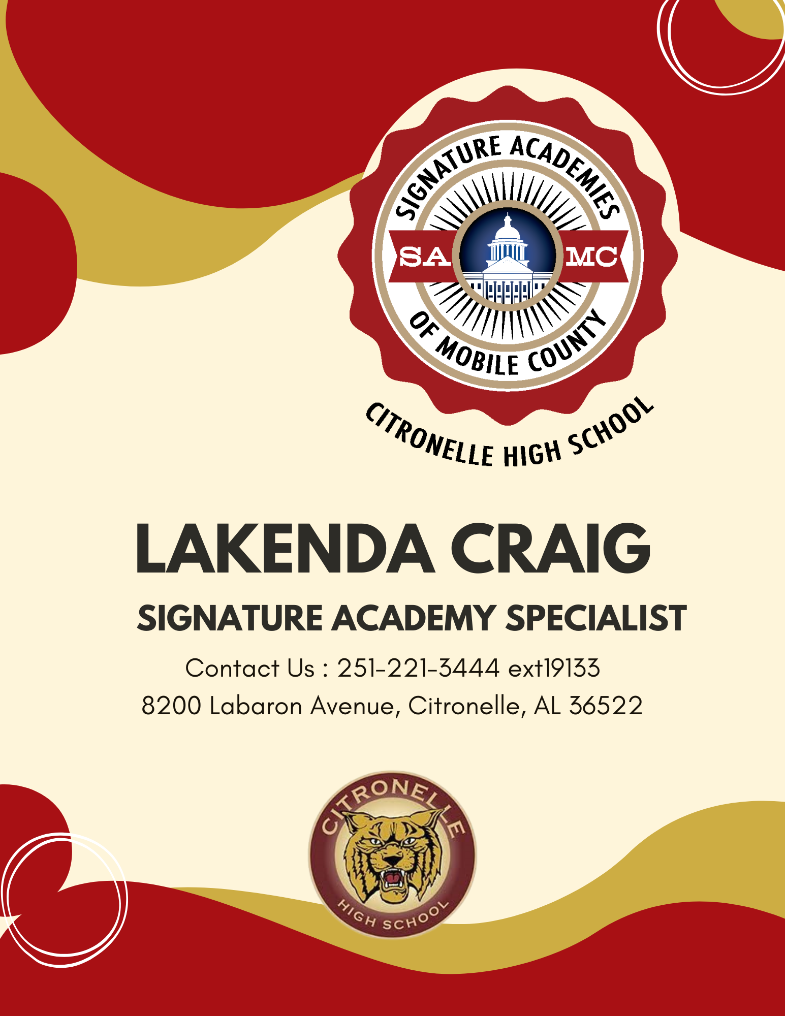 Lakenda Craig - Academy Specialist