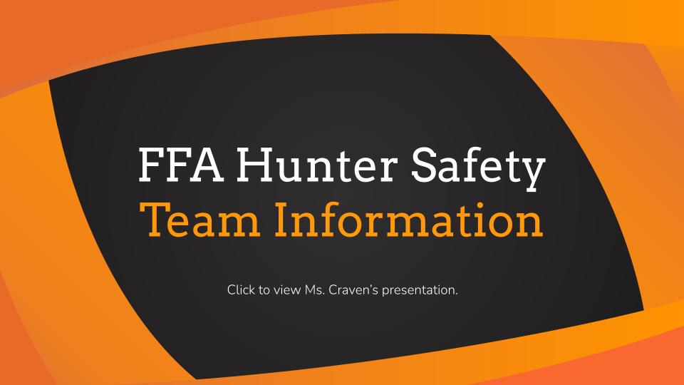 Link to Hunter Safety info.