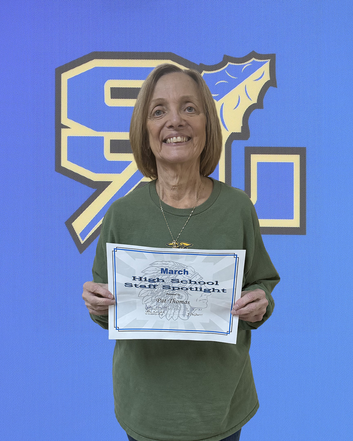 Mrs. P. Thomas, March Staff Spotlight