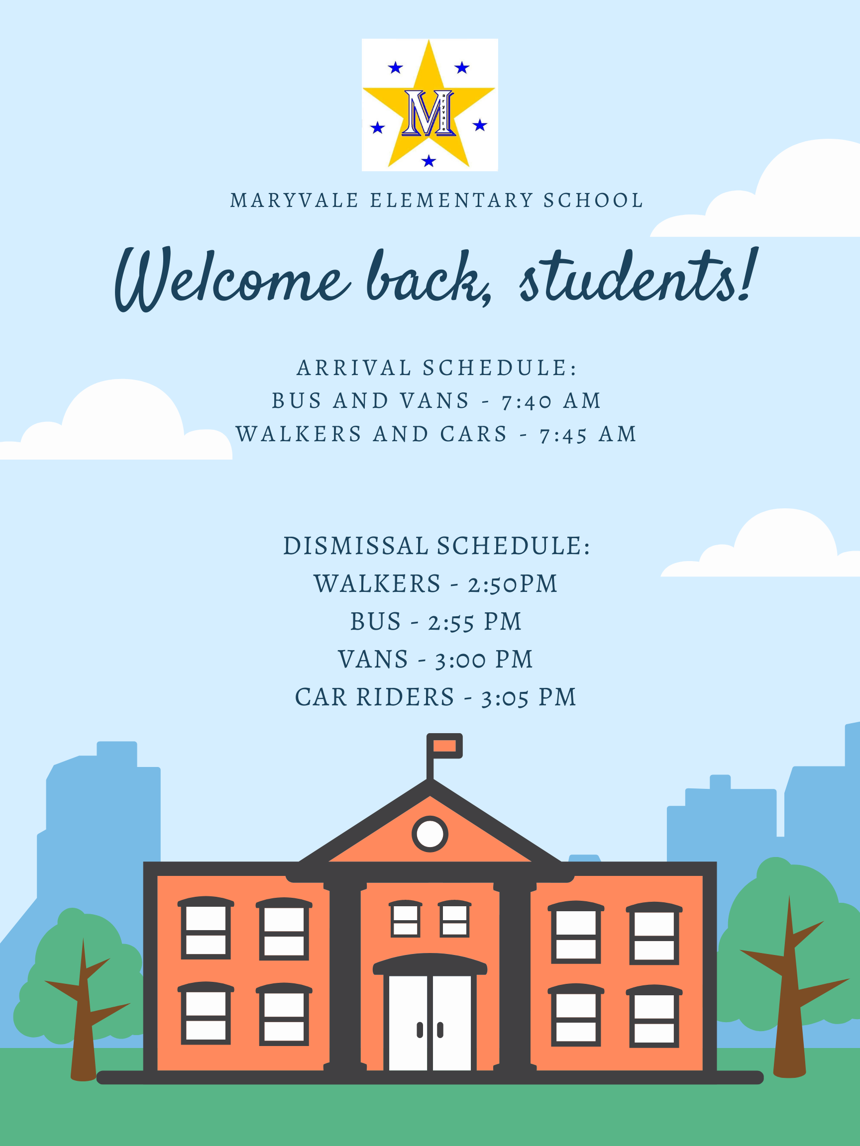 Arrival and Dismissal Times