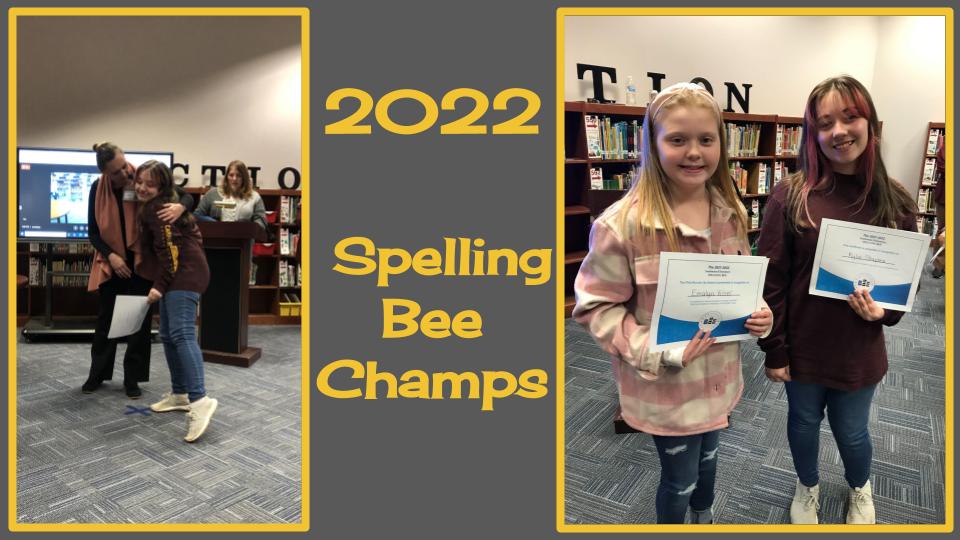 2022 Spelling Bee Champs