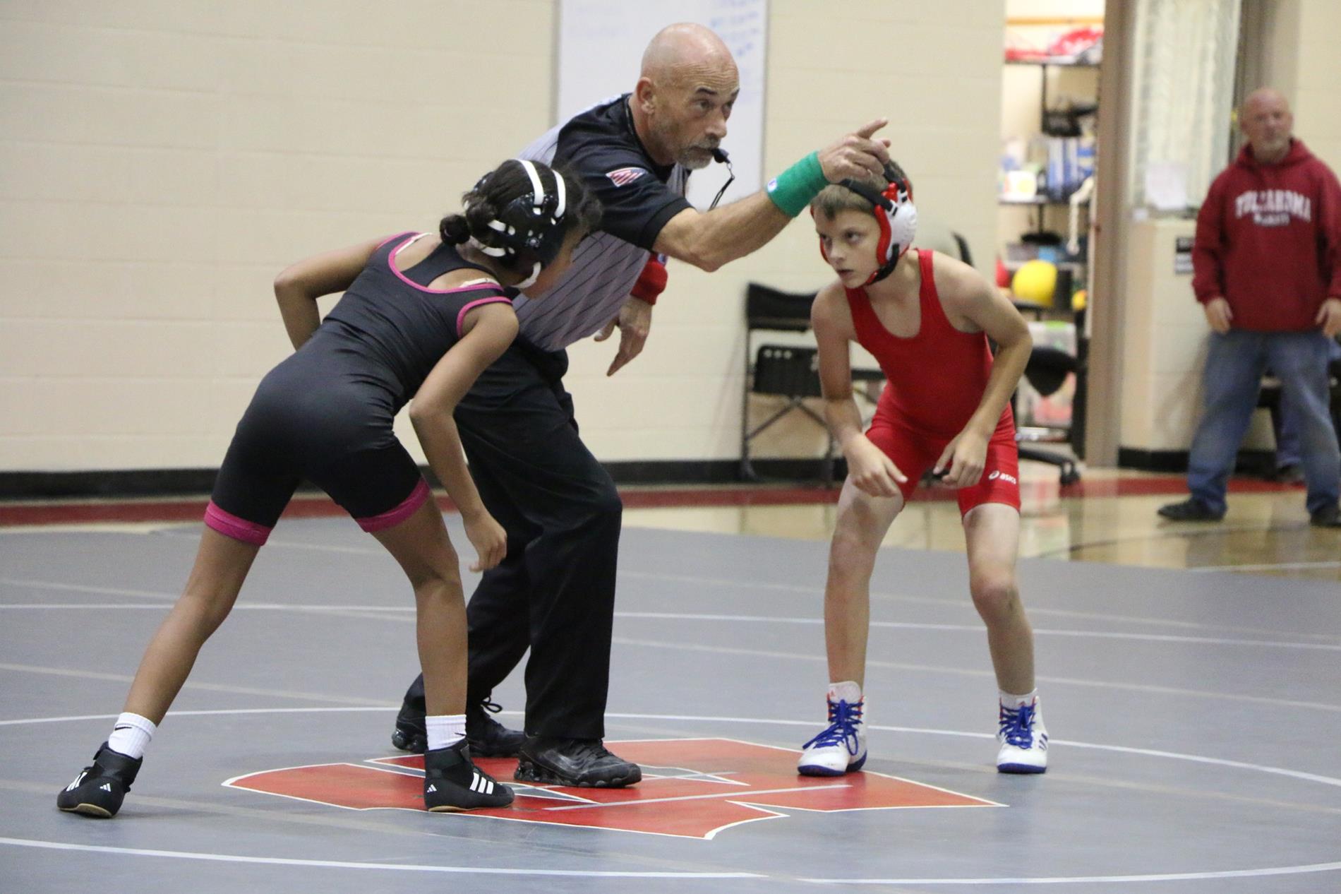 WMS Wrestling vs. Tullahoma match