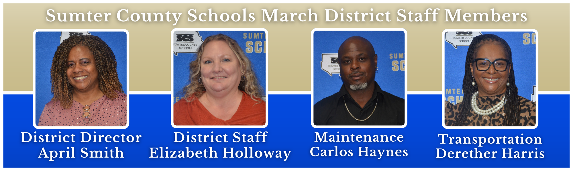 District Employees of the Month for March 2026
