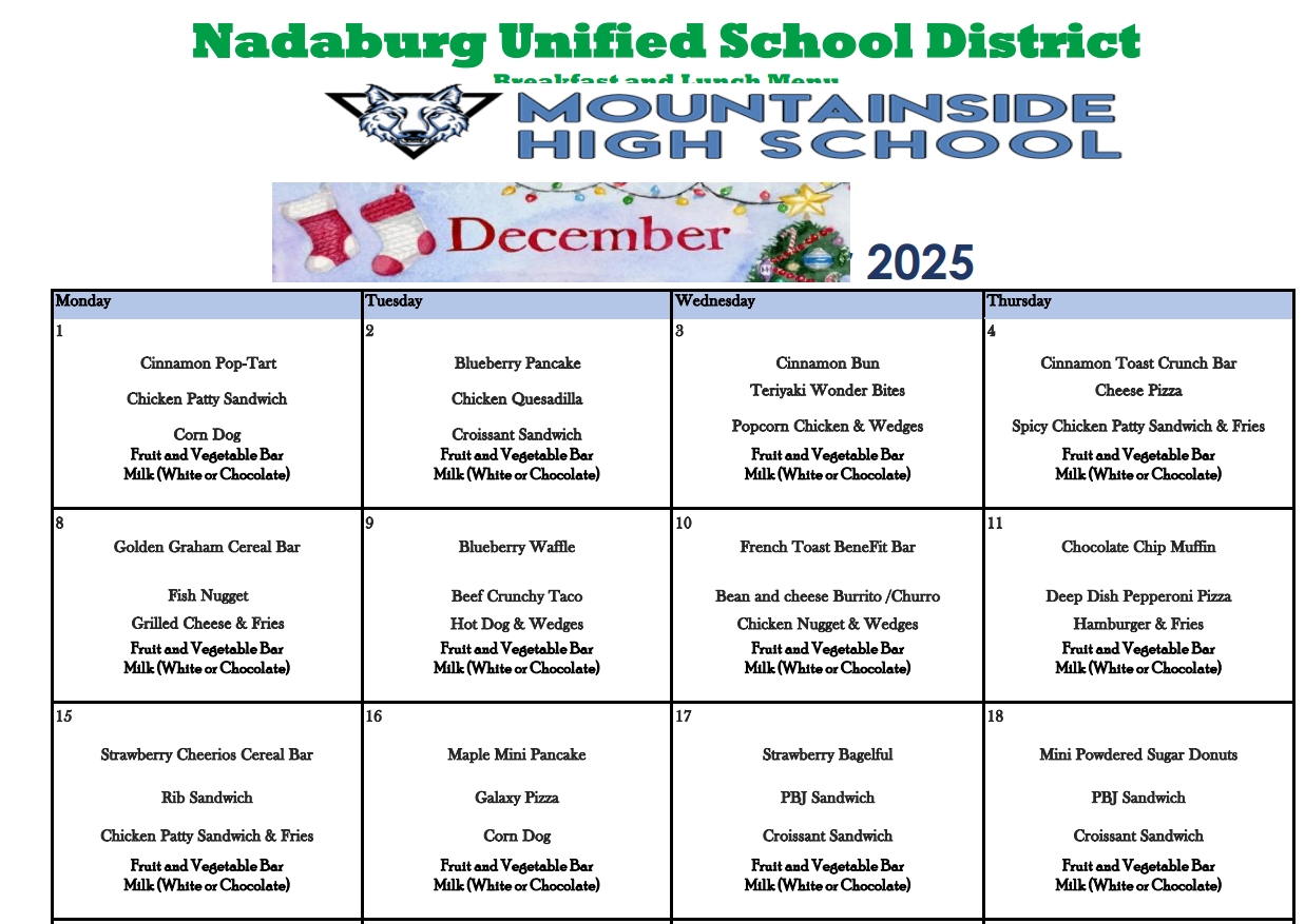 Breakfast/Lunch Menu