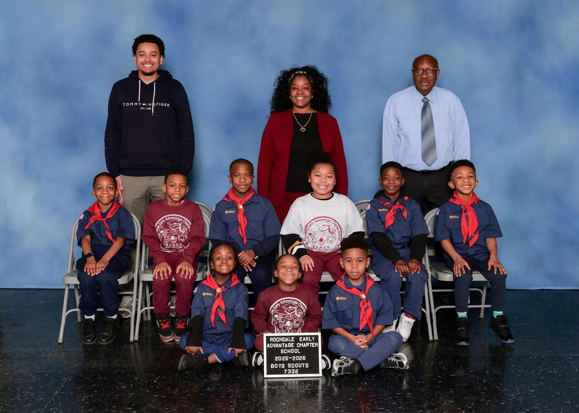 Boy Scouts Wolves group photo