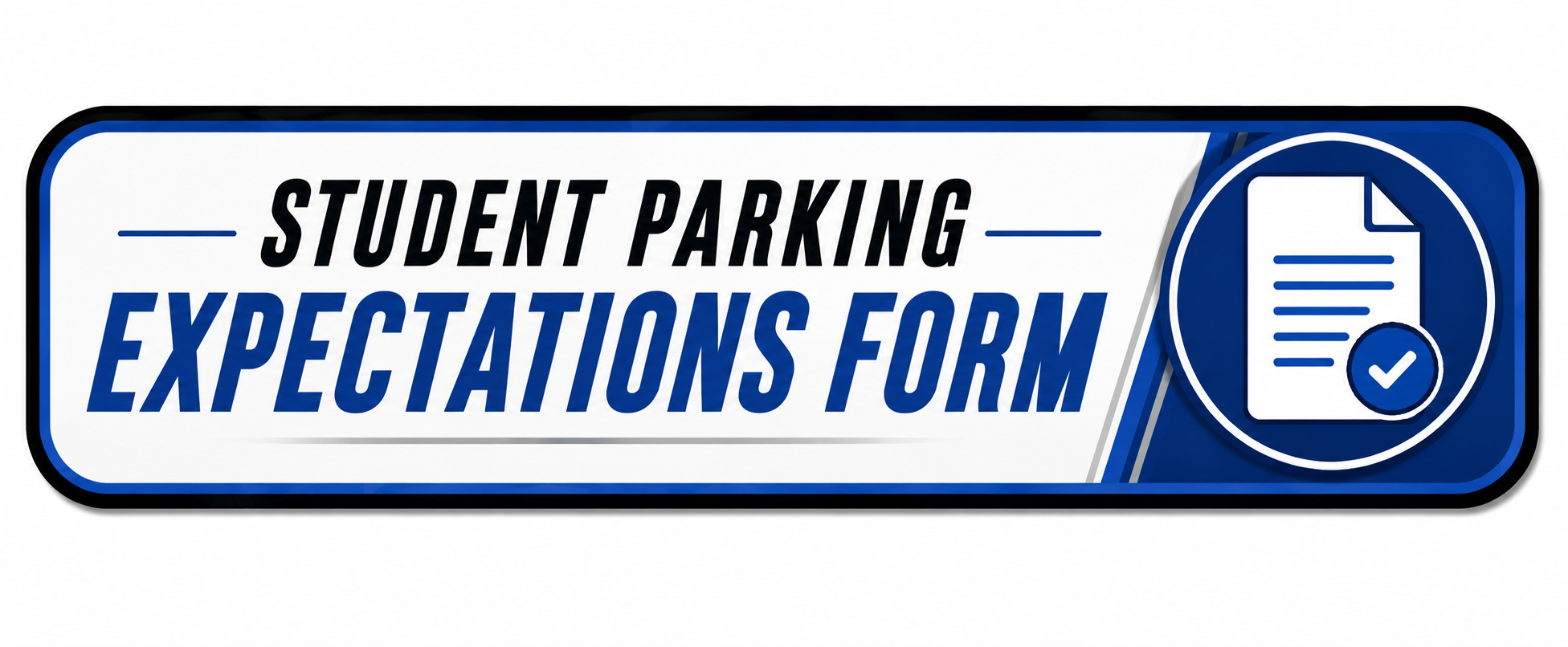 Student Parking Expectations Button