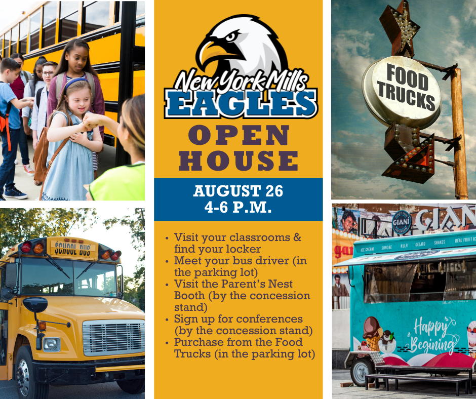 Open House is August 26 from 4-6 p.m.