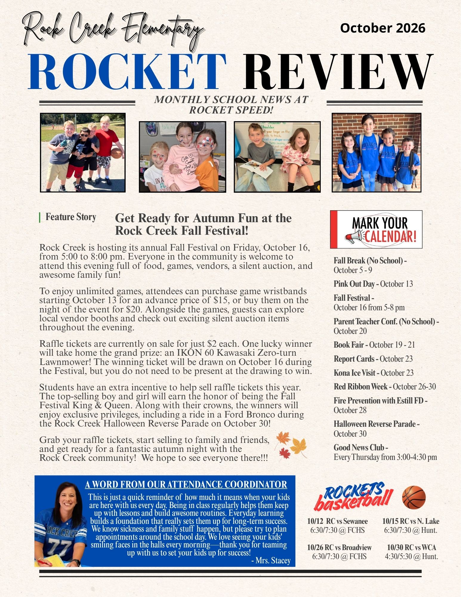 October Rocket Review cover page