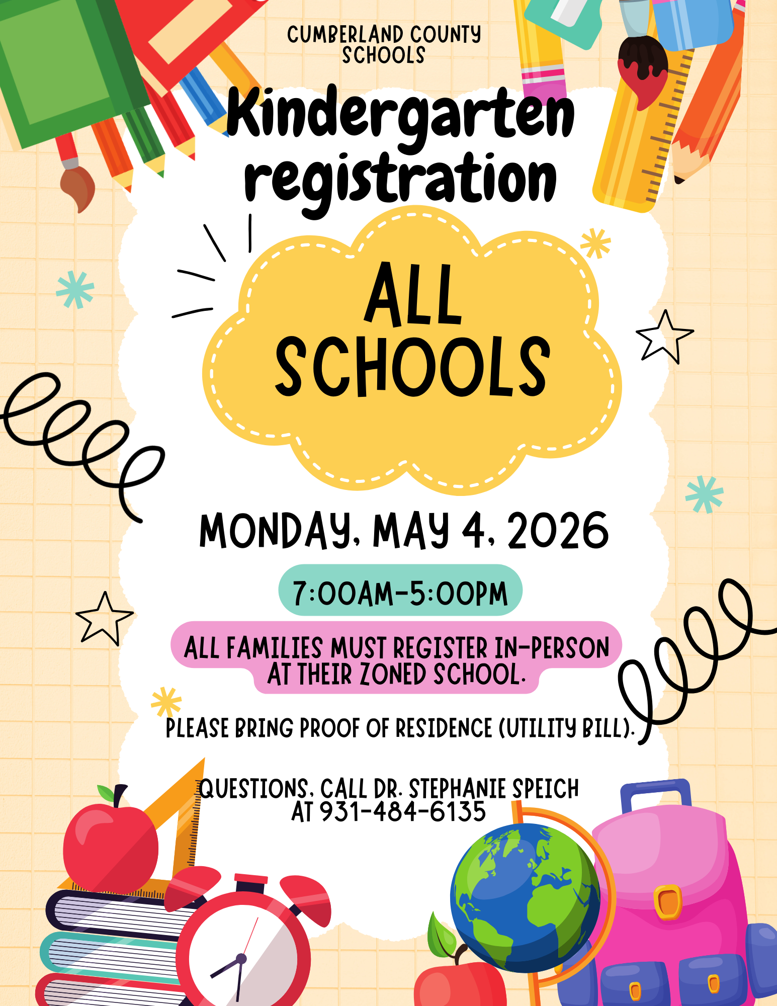 Kindergarten Registration Day