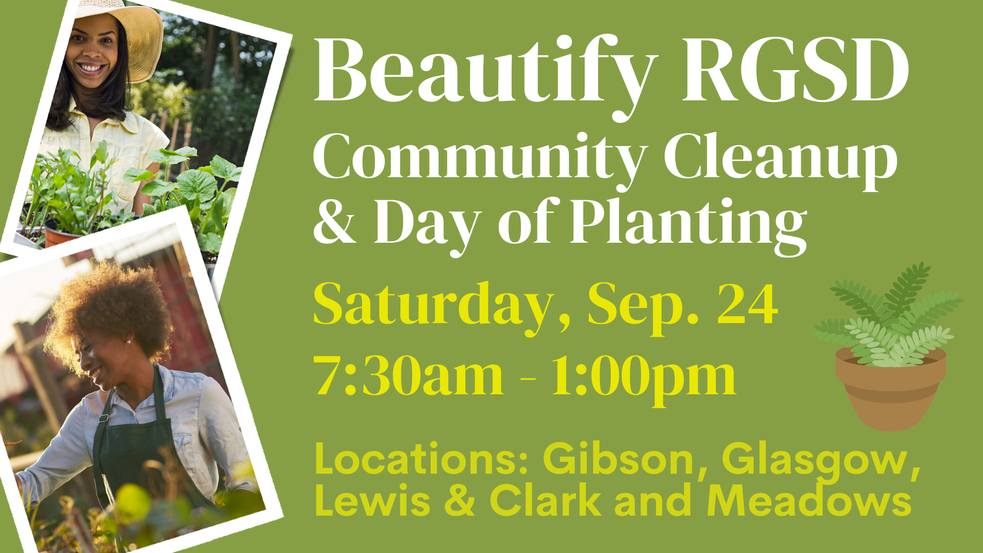 Beautify RGSD - Sept. 24 Beautify RGSD - Sept. 24
