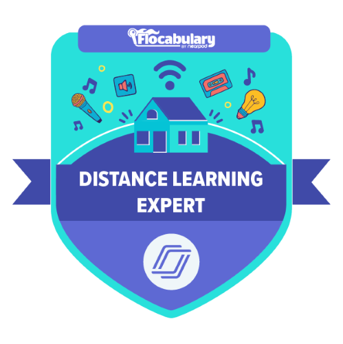 Flocabulary Distance Learning Badge