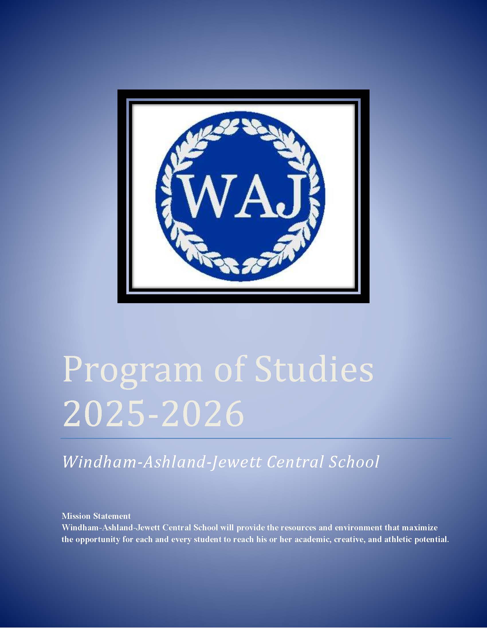 Program of Studies