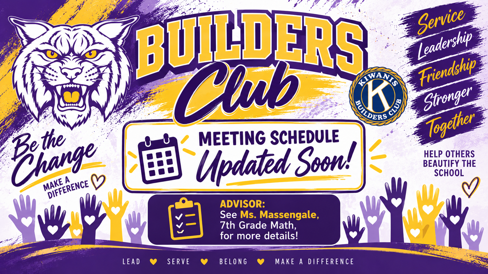 Builder's Club Meeting Dates