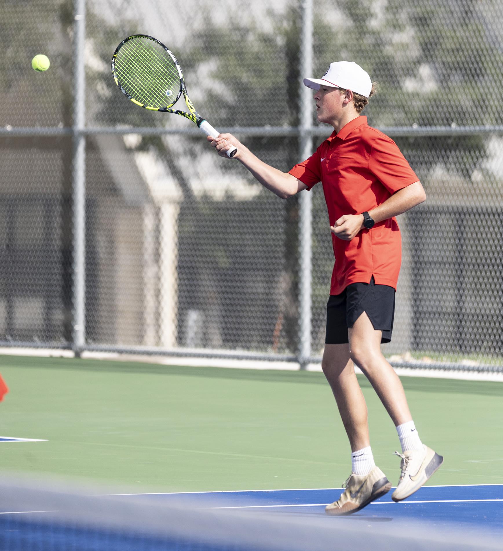 Ingram Tom Moore team tennis vs. Canyon Lake on Sept. 4, 2024