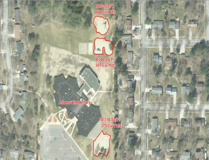 The successful bidder will be responsible for delivering engineered wood fiber (EWF) to the designated areas of the Adams Elementary School playground, read full RFP at https://drive.google.com/file/d/11Ldqhh-x_rTM7APbSvTkSUOJpQbBDrqy/view?usp=drive_link