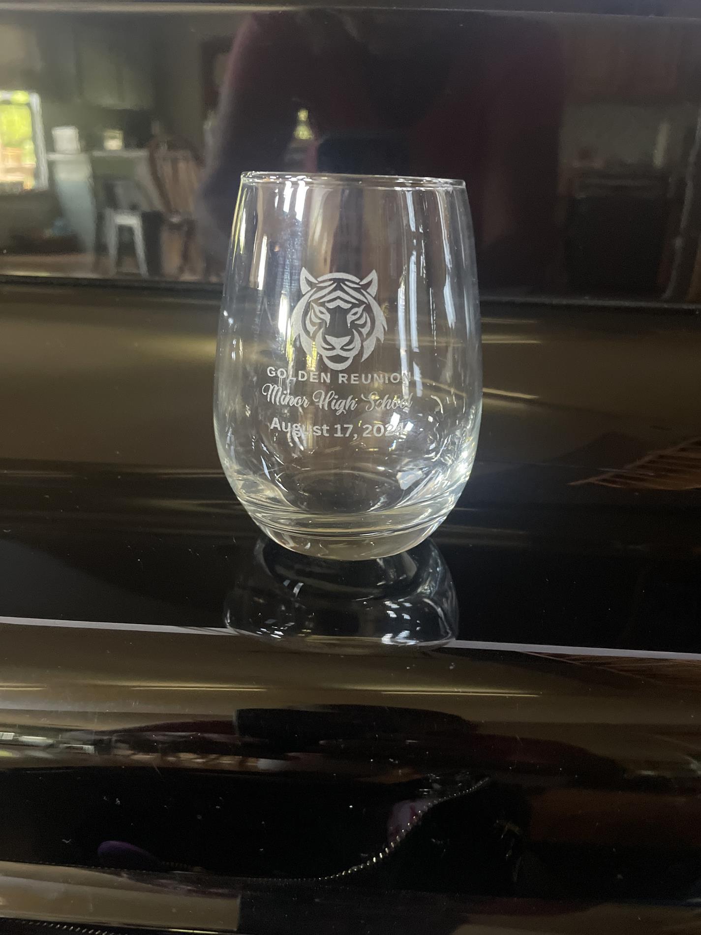 Etched glasses souvenir turned out great