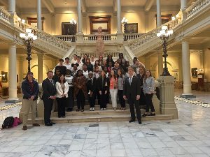 Vidalia High School Career Technical Student Organizations  Students at Georgia Capitol