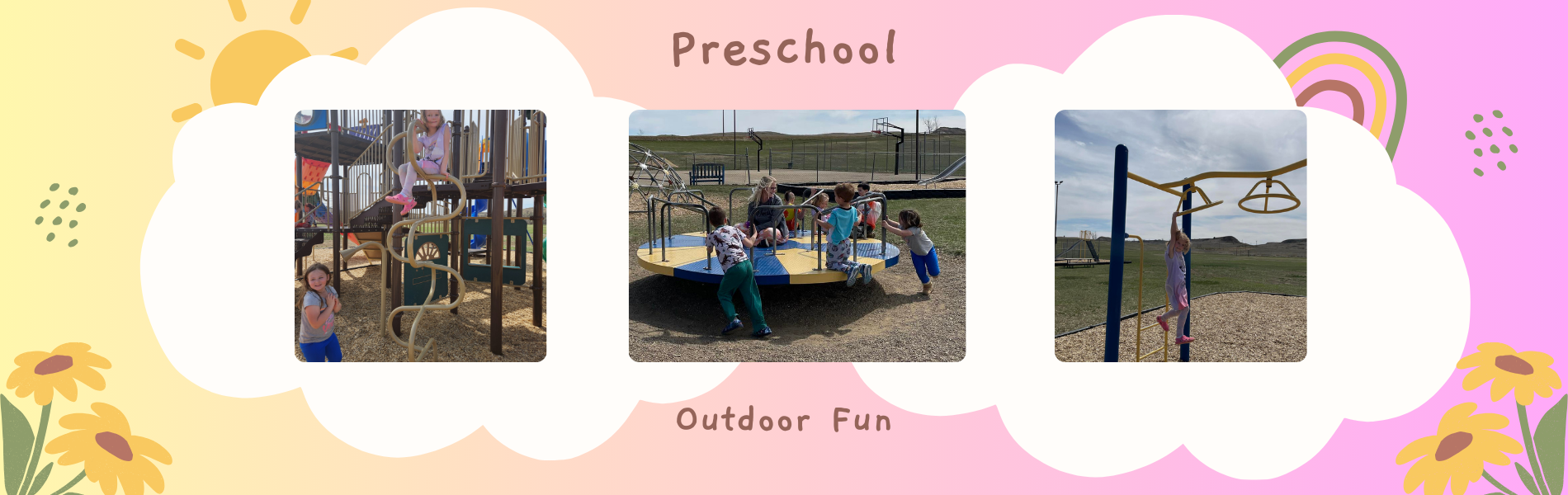 images of students playing outside