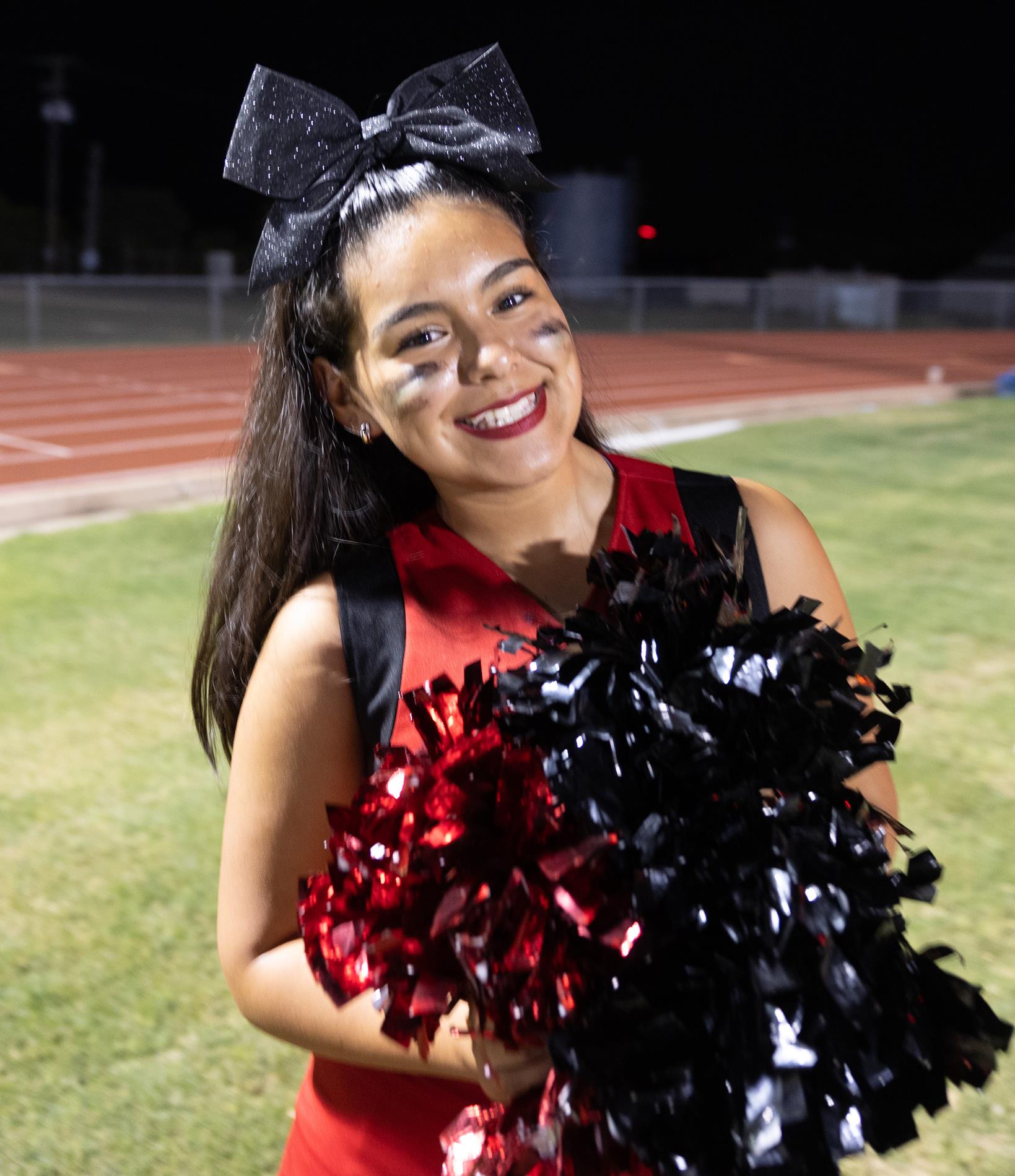 Ingram Tom Moore cheerleaders at Comfort High School