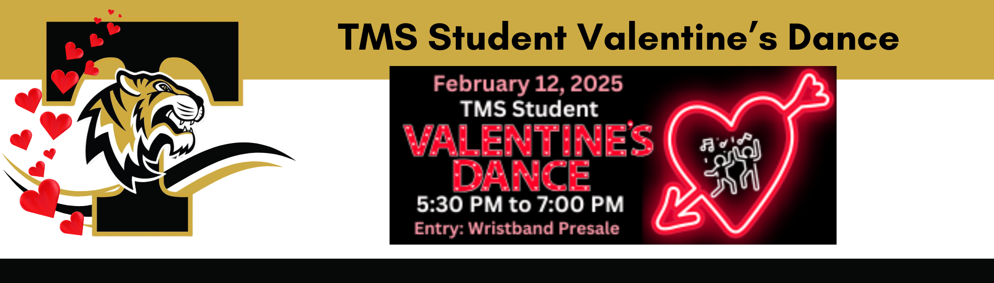 Student Valentine's Day Dance on February 12th