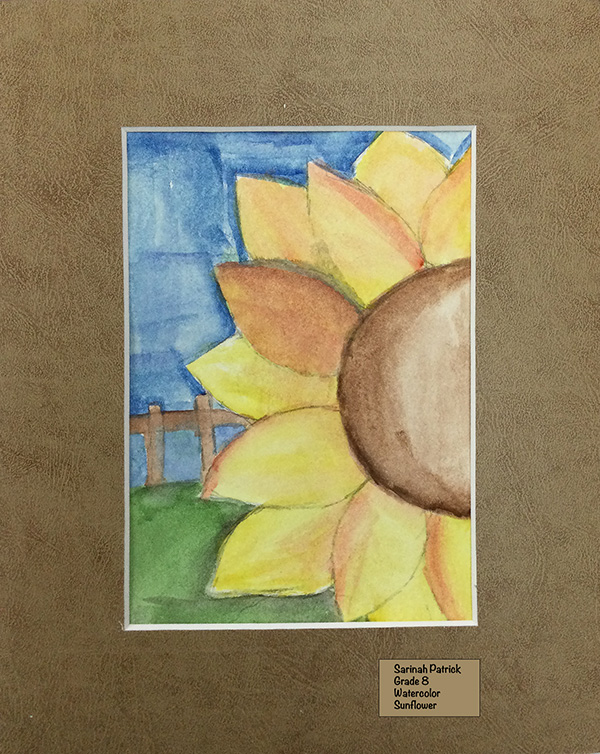 Sarinah Patrick - Watercolor - Sunflower