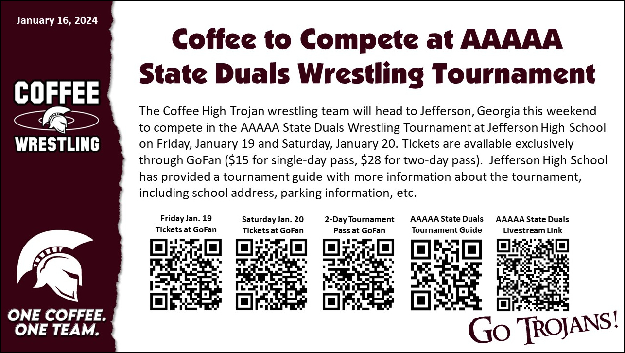 State Wrestling Tournament Information