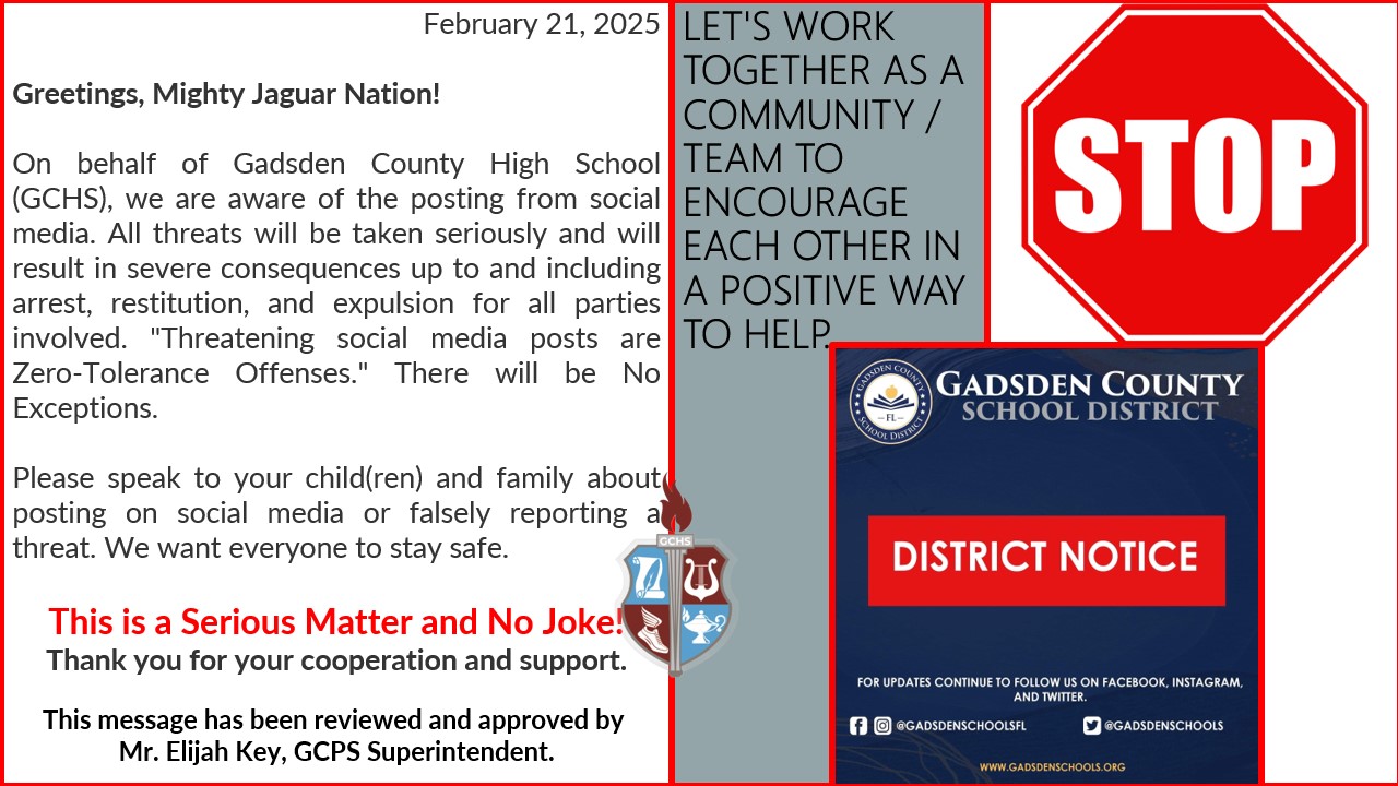 GCHS_GCPS District Social Media Threat Notice flyer_2-21-2025