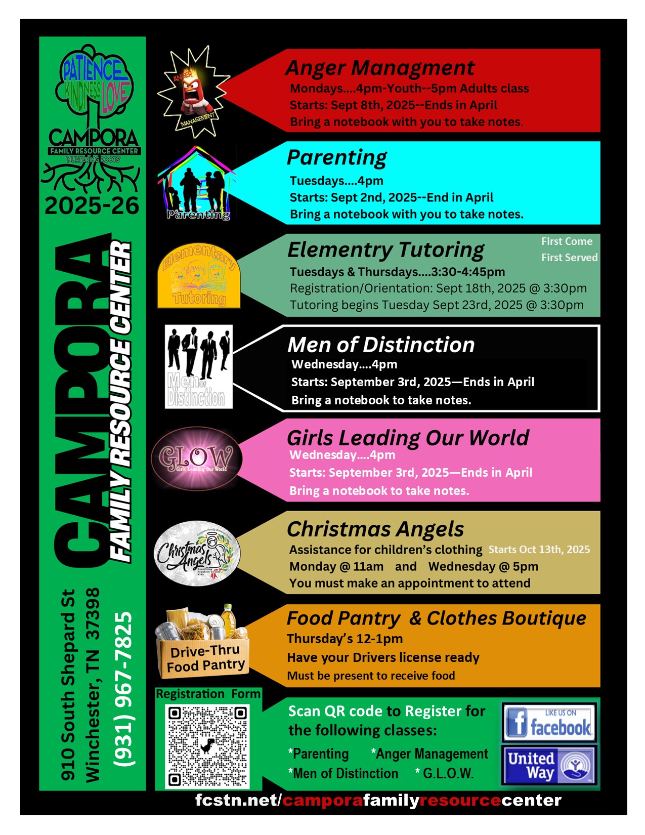 Campora Service Flyer 2025-2026
