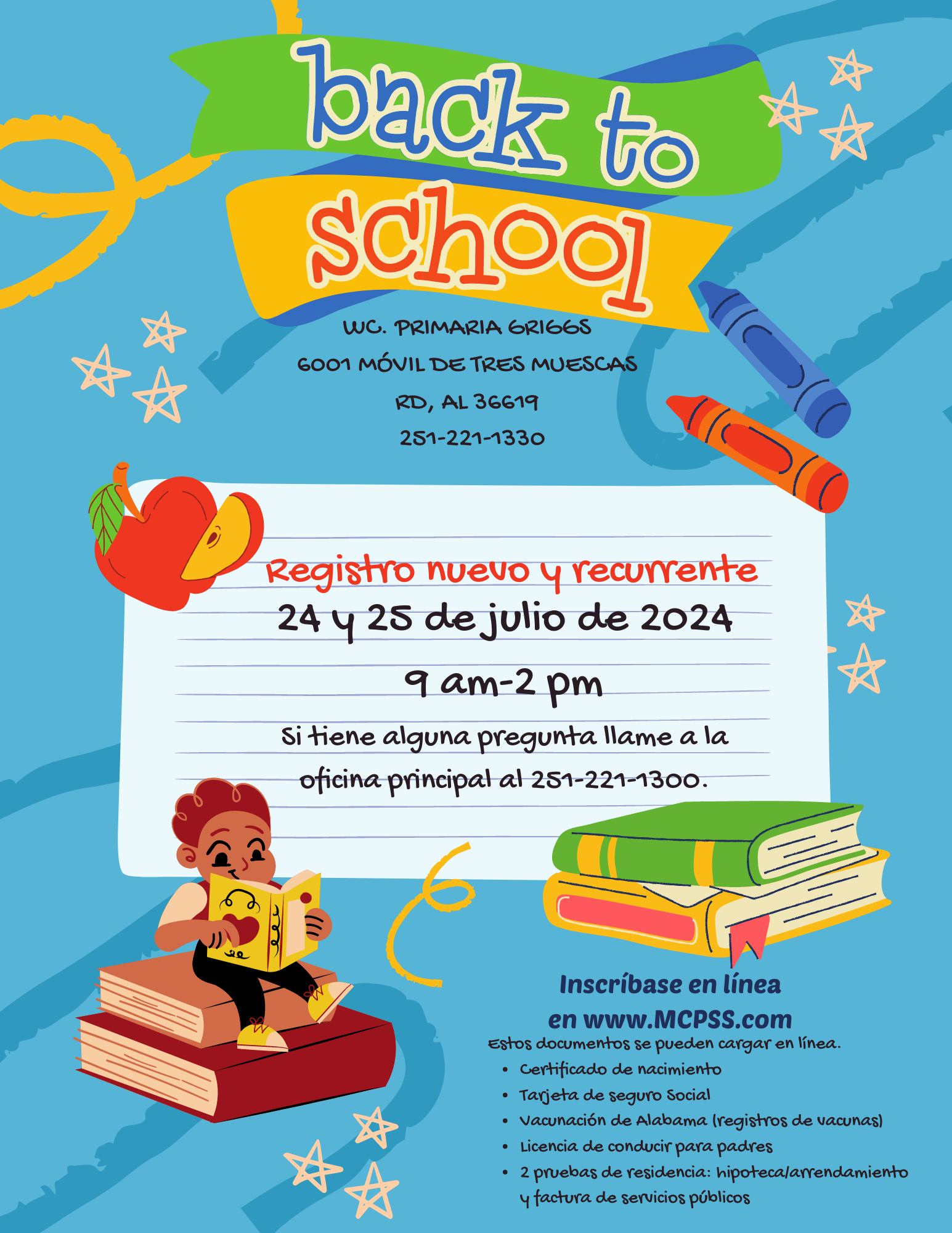 Registration Information In Spanish